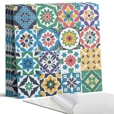 Panou decorativ bucatarie Modele de mozaic în carouri