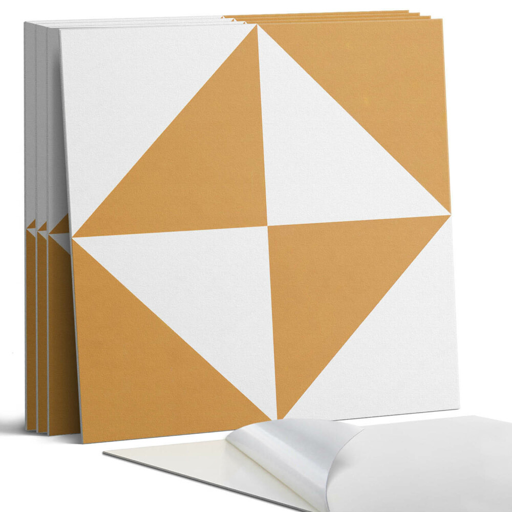 Panou perete pătrat Triunghiuri geometrice în pătrate