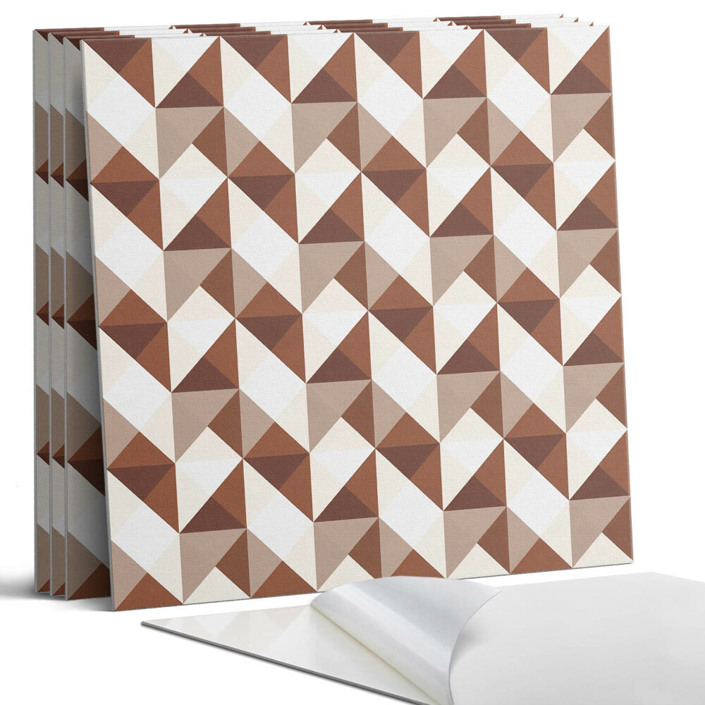 Panou decorativ bucatarie Model geometric triunghiular