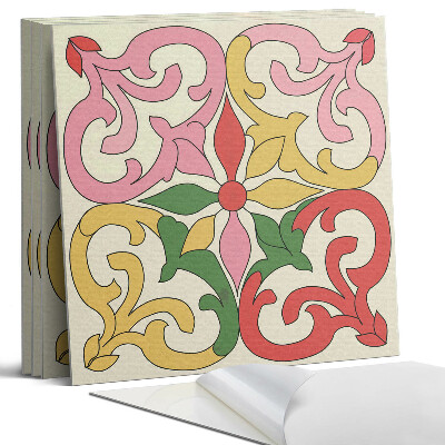 Panou decorativ perete Model floral cu ornamente