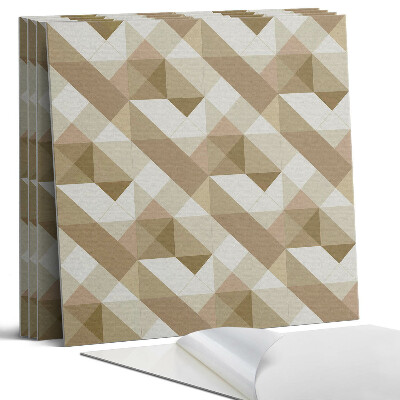 Panou perete Geometrie în tonuri de pământ