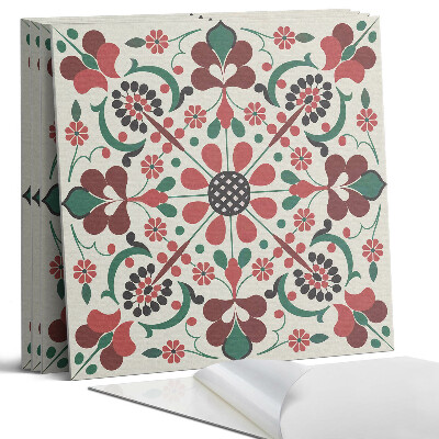 Panou decorativ pvc Model floral cu simetrie