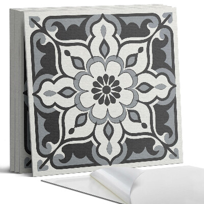 Panou decorativ bucatarie Model floral cu ornamente