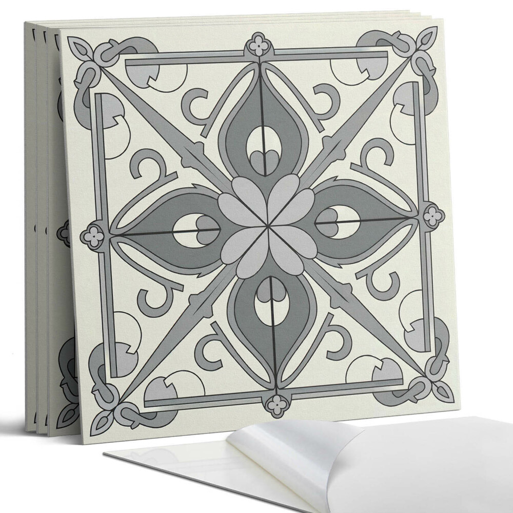 Panou decorativ perete Model floral cu simetrie