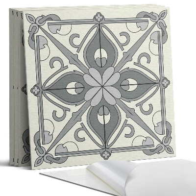 Panou decorativ perete Model floral cu simetrie