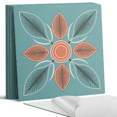 Panou decorativ perete Model floral cu frunze