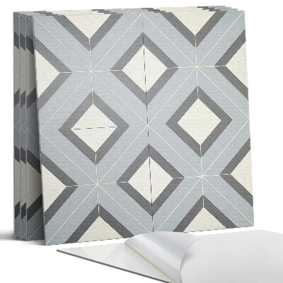 Panou perete pătrat Geometrie în pasteluri