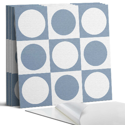 Panou perete Cercuri geometrice într-o grilă