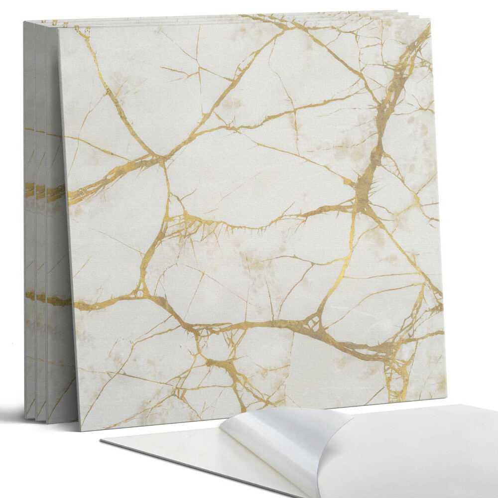 Panou decorativ bucatarie Model de marmură cu vene