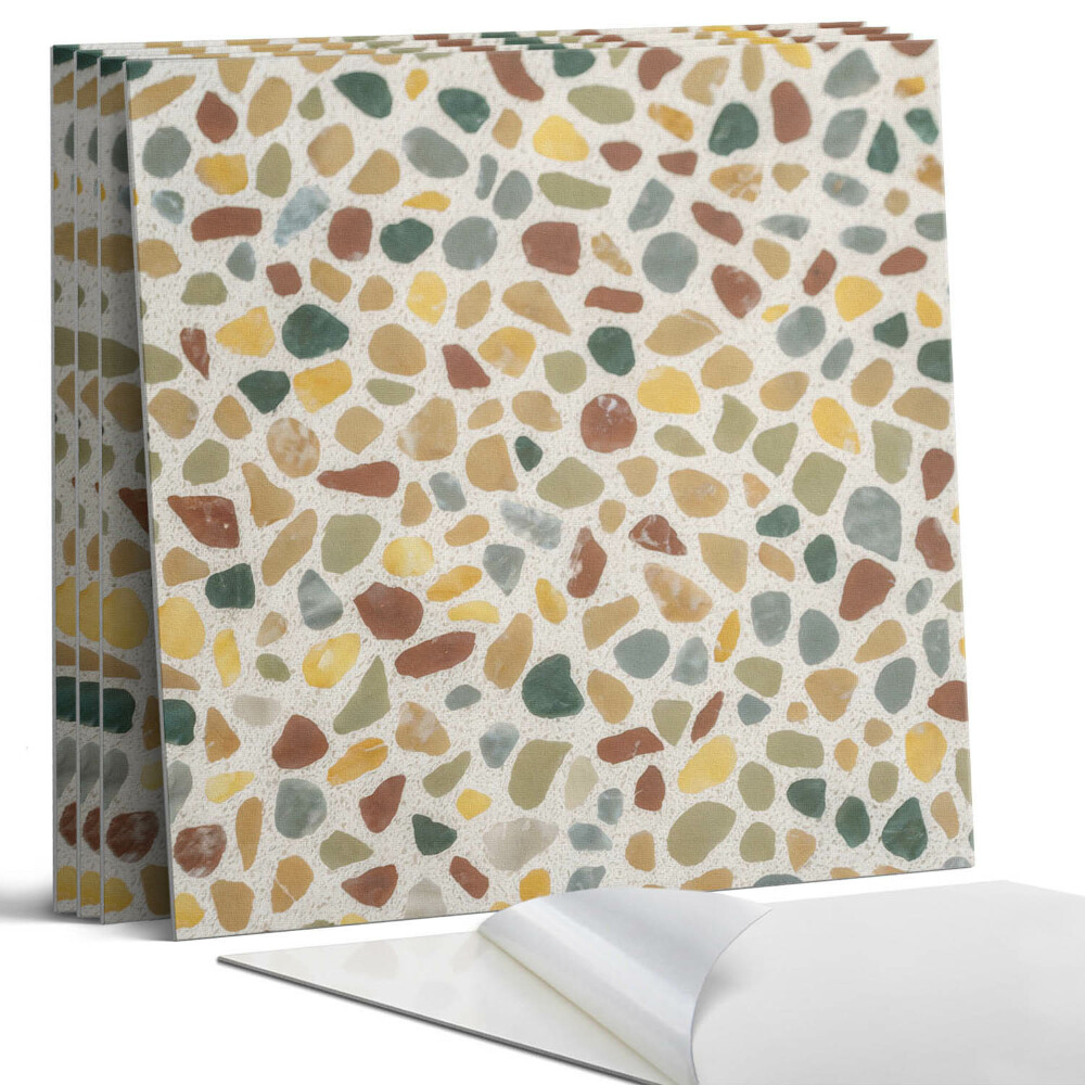 Panou decorativ bucatarie Model de mozaic de piatră