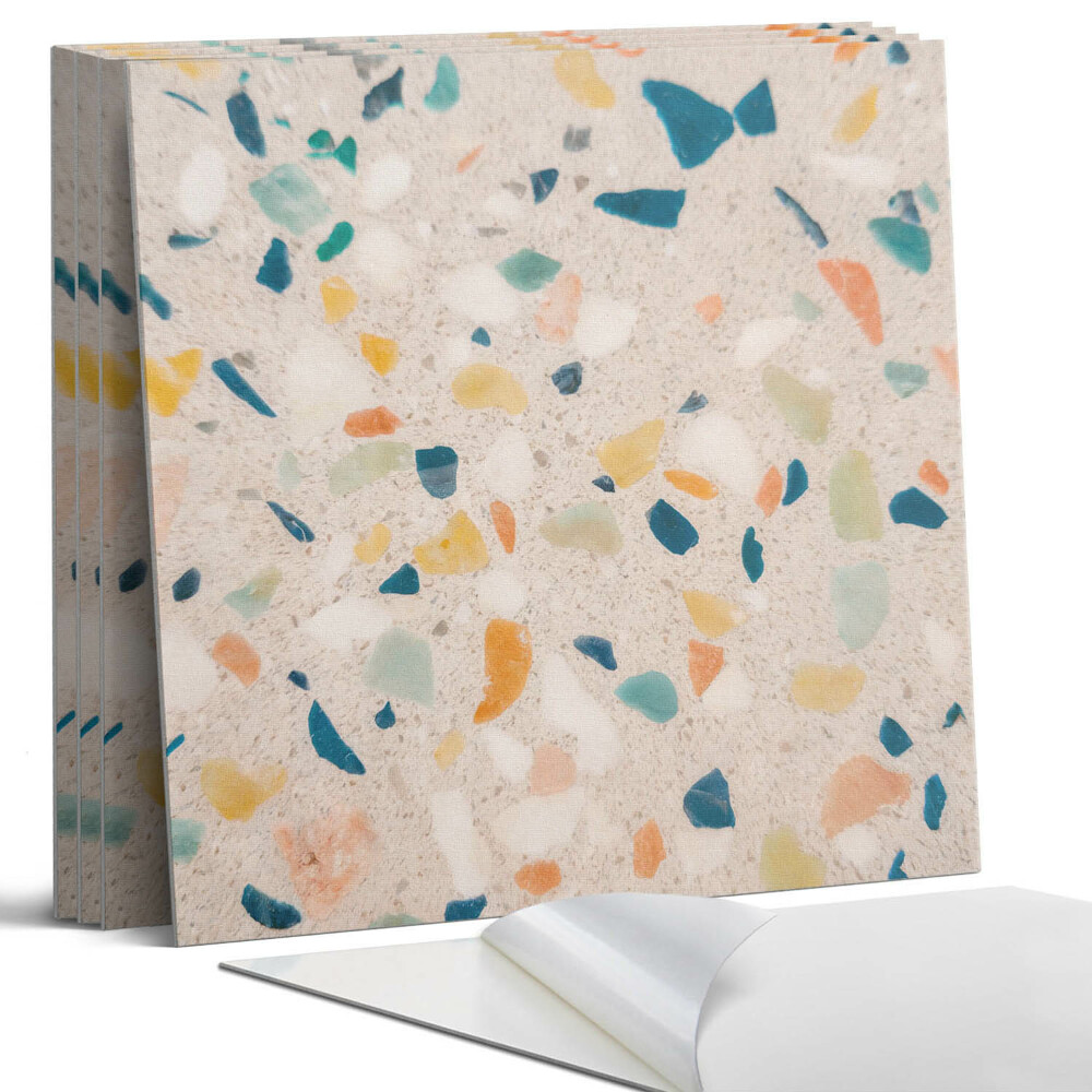 Panou decorativ pvc Model cu fragmente colorate