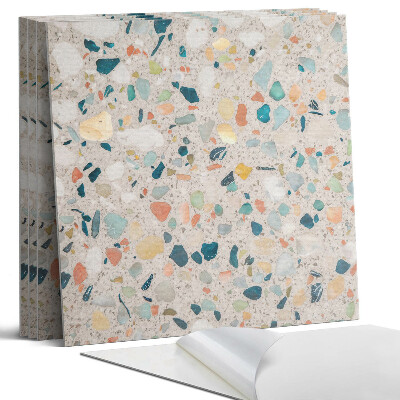 Panou perete pătrat Model cu multe pietre