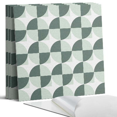 Panou decorativ bucatarie Geometria cercurilor și pătratelor