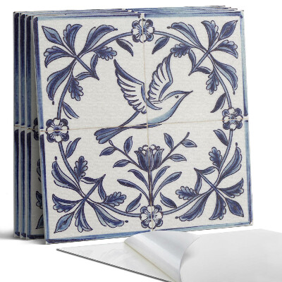 Panou perete Motivul păsării printre plante