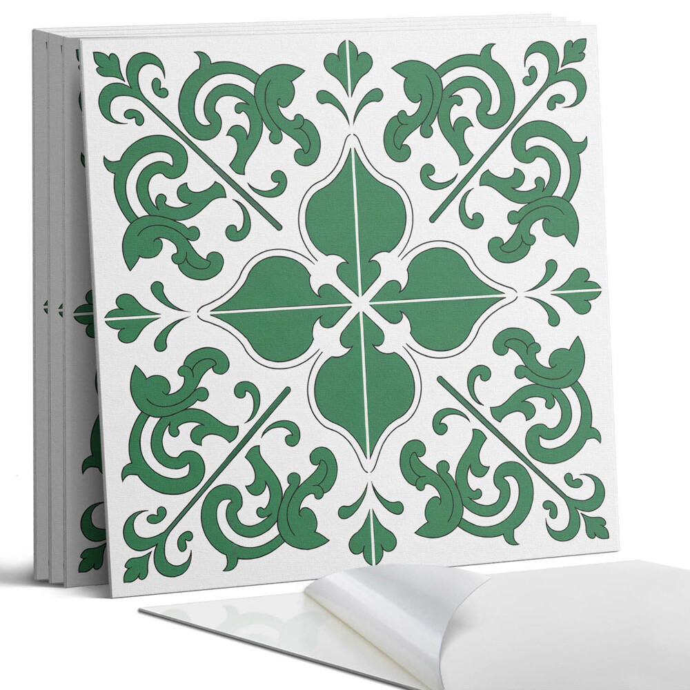 Panou decorativ bucatarie Model de plante cu ornamente