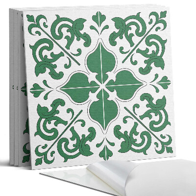 Panou decorativ bucatarie Model de plante cu ornamente