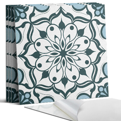 Panou perete pătrat Model floral de mandală