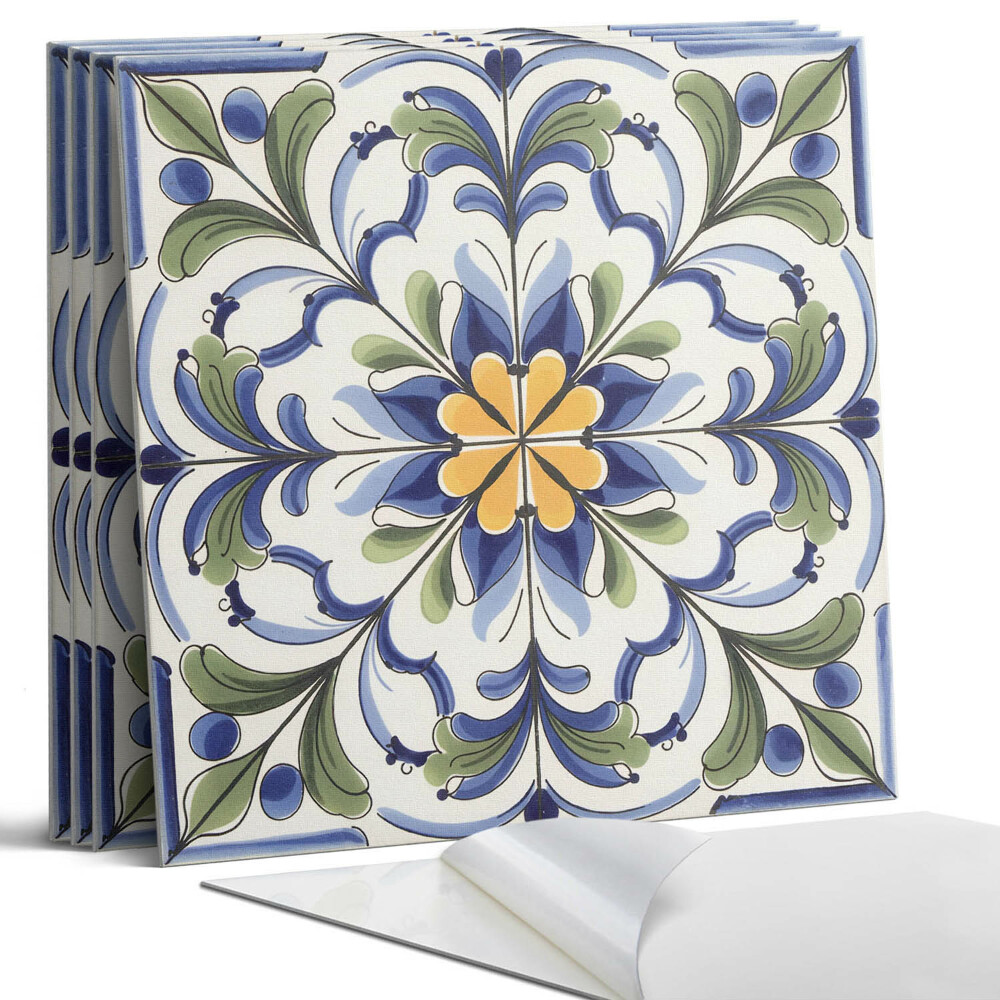 Panou decorativ perete Model floral ceramic