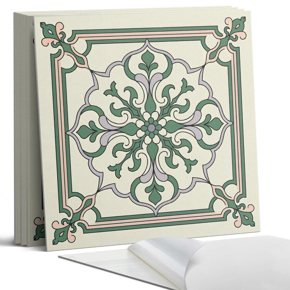 Panou perete Model floral cu ornamente