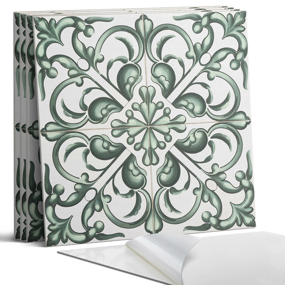 Panou decorativ perete Model de plante în simetrie