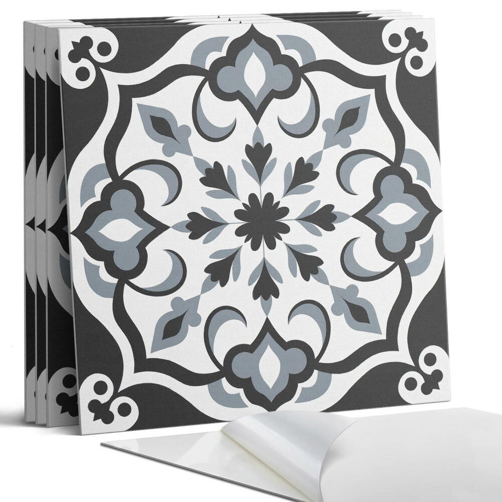 Panou decorativ pvc Model floral cu ornamente