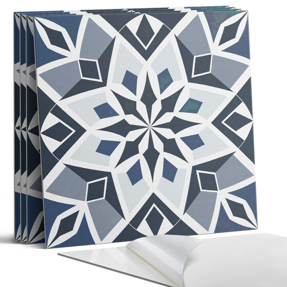 Panou decorativ bucatarie Model floral geometric