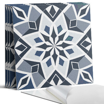 Panou decorativ bucatarie Model floral geometric