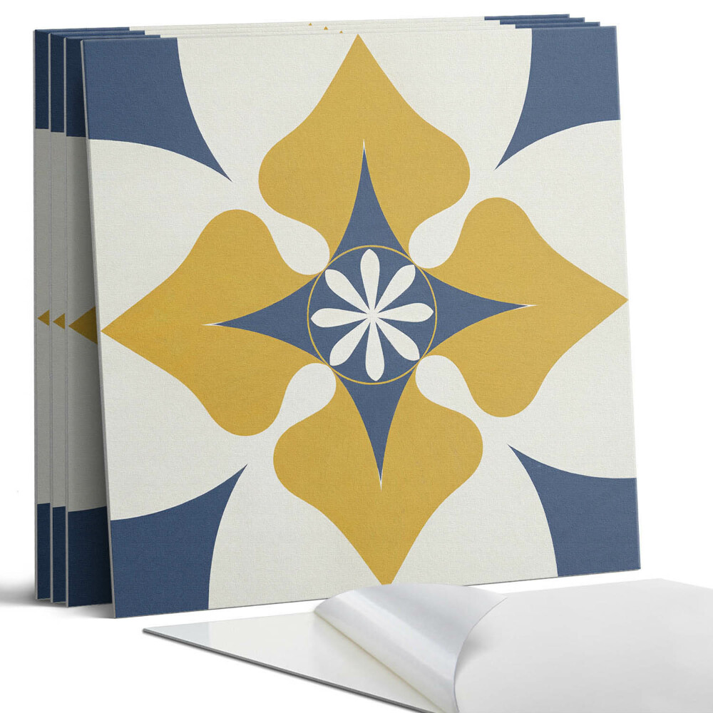 Panou decorativ perete Model floral cu simetrie