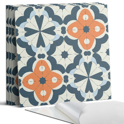 Panou decorativ bucatarie Model floral în plăci