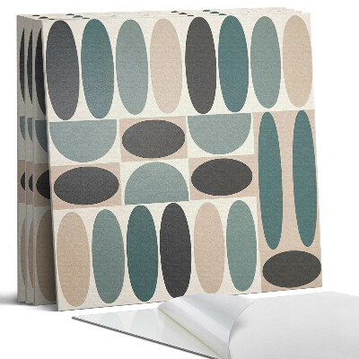 Panou decorativ bucatarie Model de forme ovale