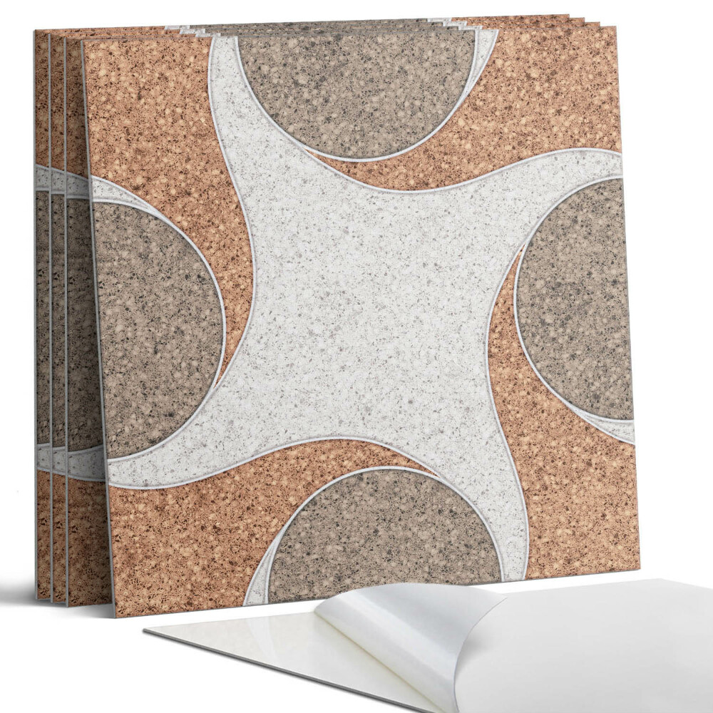 Panou perete Model cu cercuri și valuri