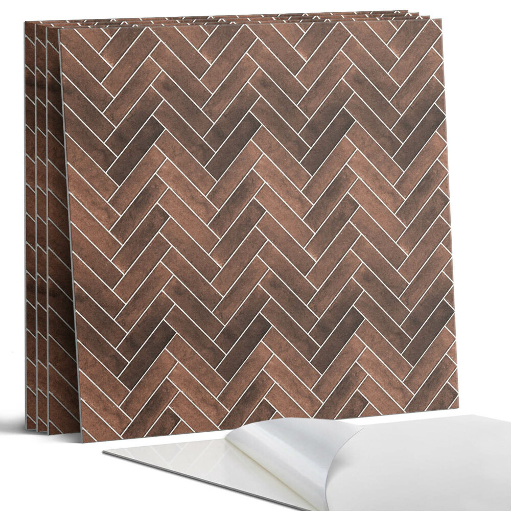 Panou decorativ bucatarie Model de lemn în spic de hering