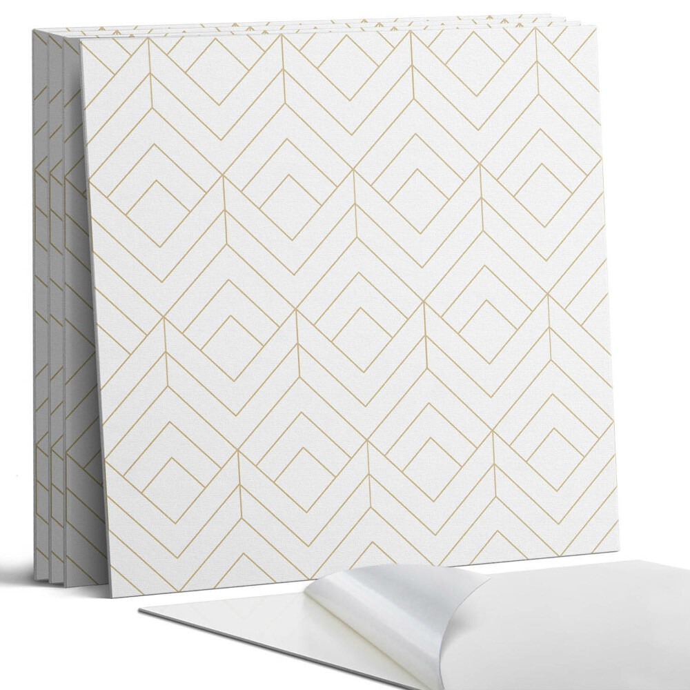 Panou decorativ bucatarie Model geometric de diamant