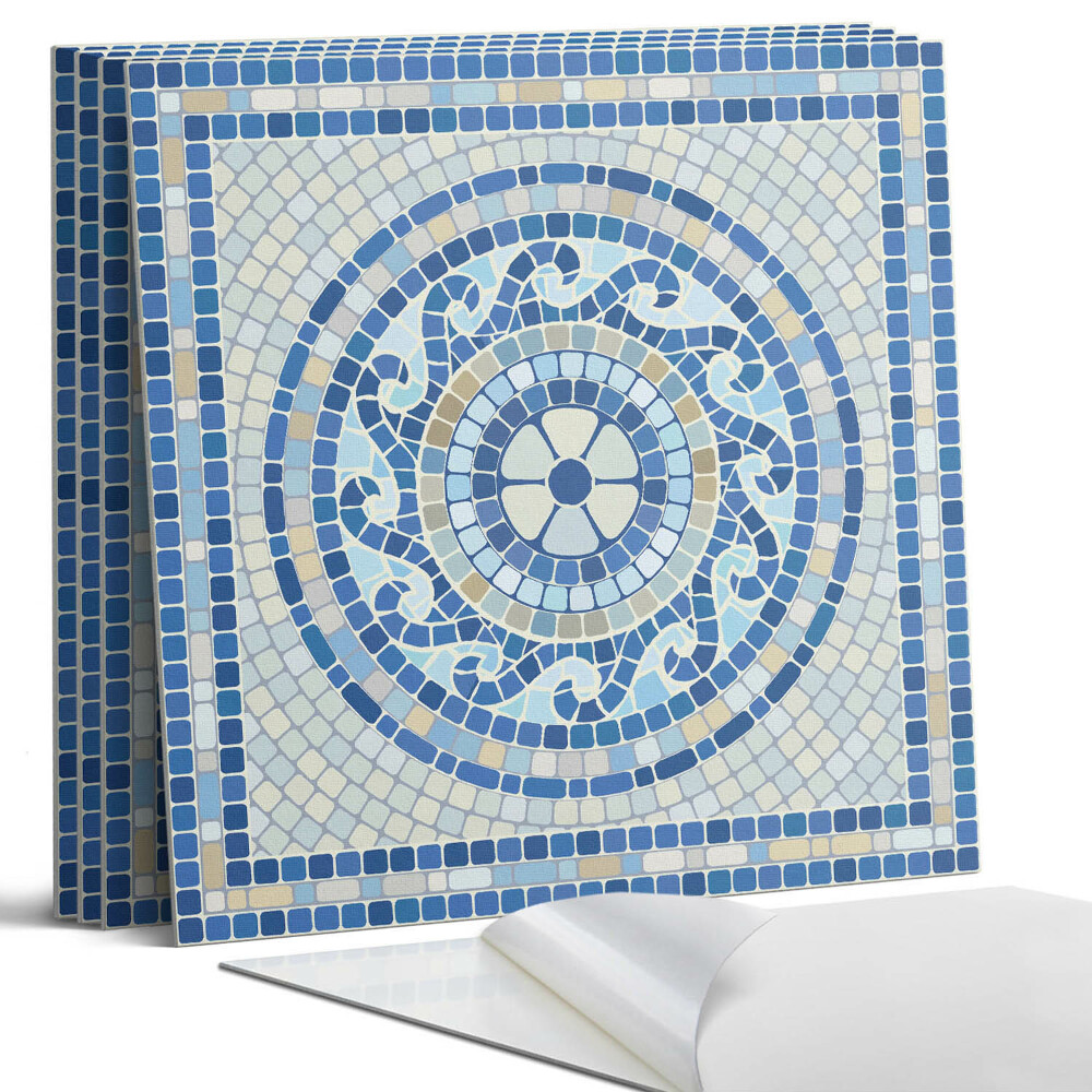 Panou decorativ perete Mozaic în nuanțe de cer