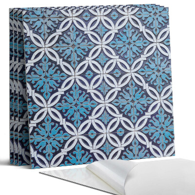 Panou decorativ bucatarie Model geometric cu motiv floral