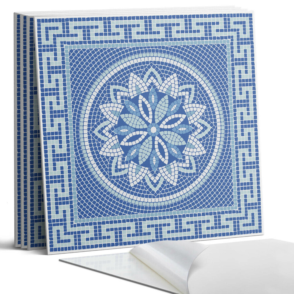 Panou decorativ perete Design floral cu model mozaic