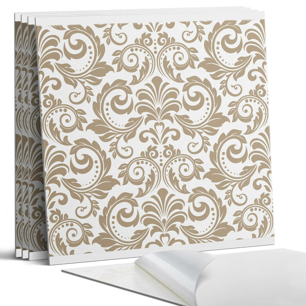 Panou perete Model de plante cu ornamente