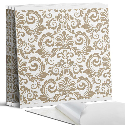 Panou perete Model de plante cu ornamente