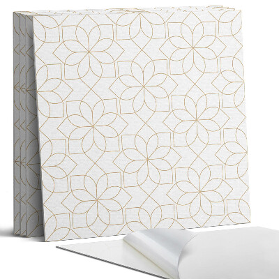 Panou perete pătrat Model floral geometric