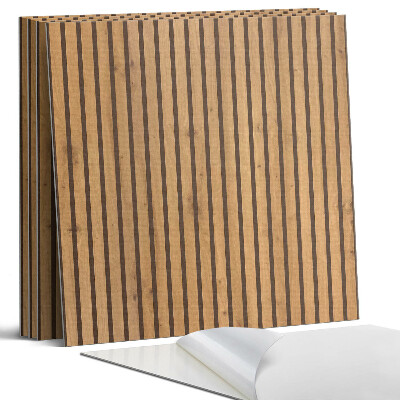 Panou decorativ bucatarie Plăci verticale din lemn