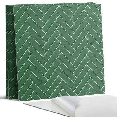 Panou decorativ perete Model herringbone pe plăci