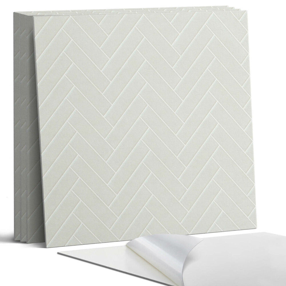 Panou perete pătrat Model în spic de hering