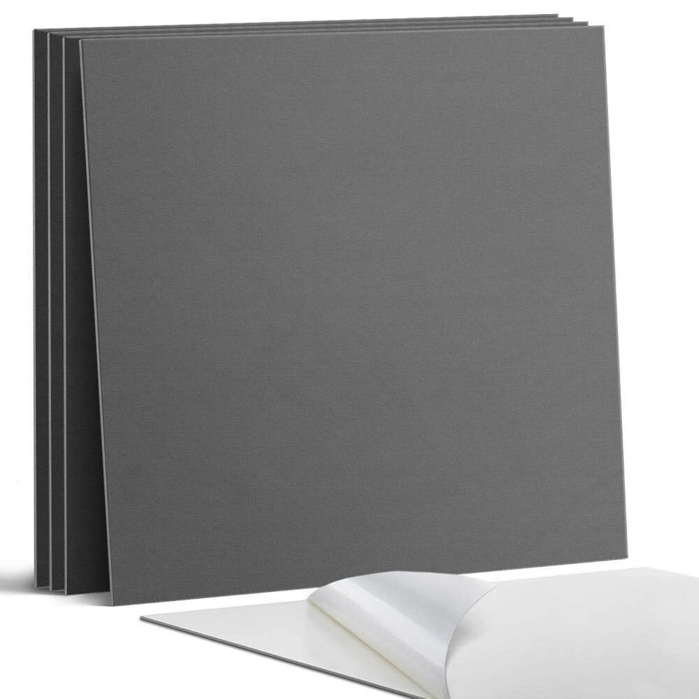 Panou perete pătrat Culoare: Gri-maro