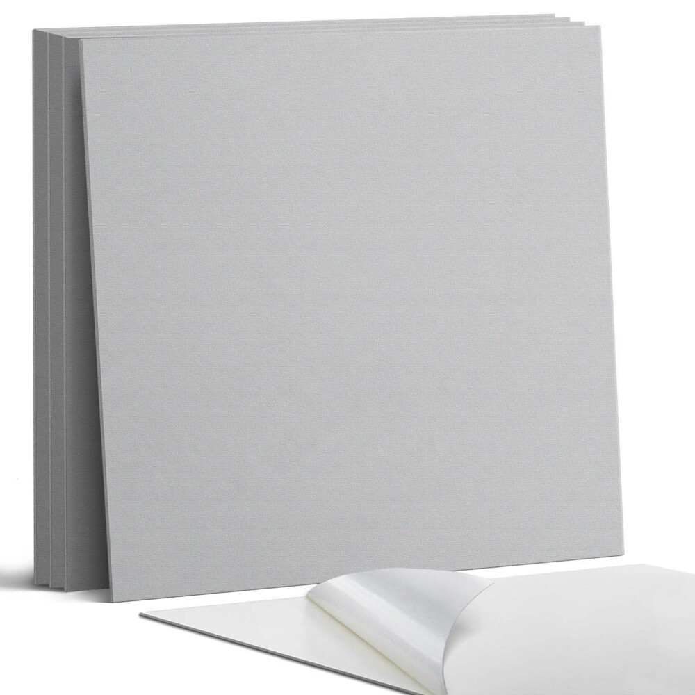 Panou perete pătrat Culoare Gri deschis