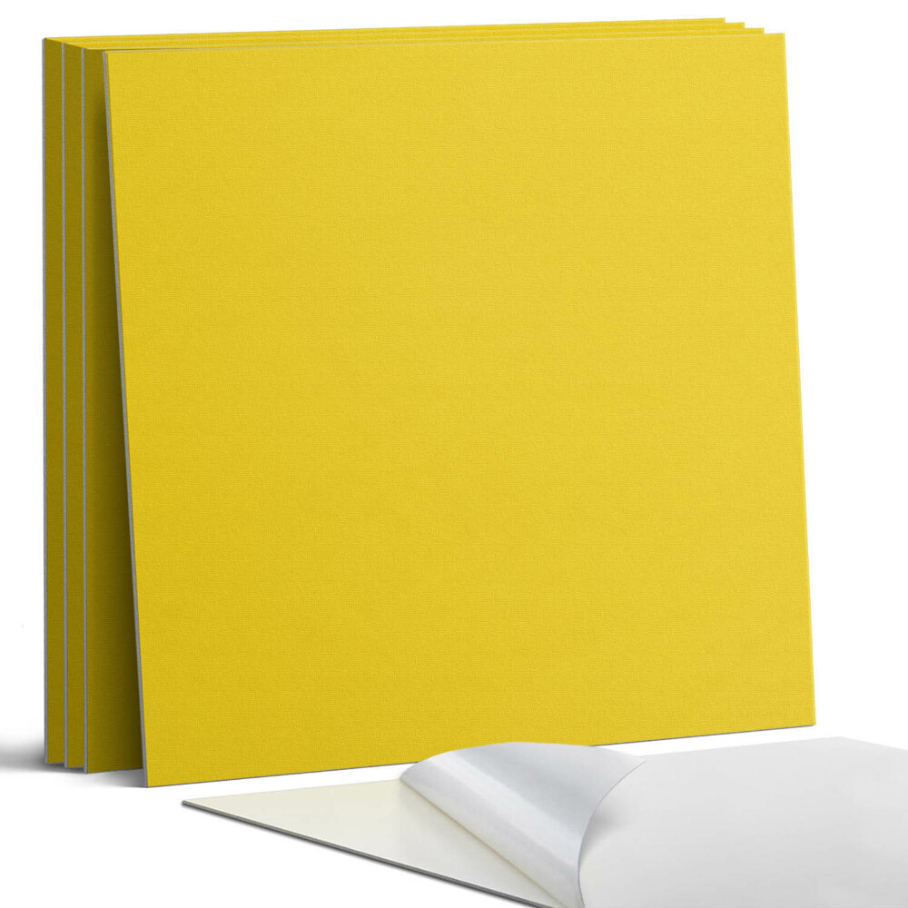 Panou perete pătrat Culoare Galben