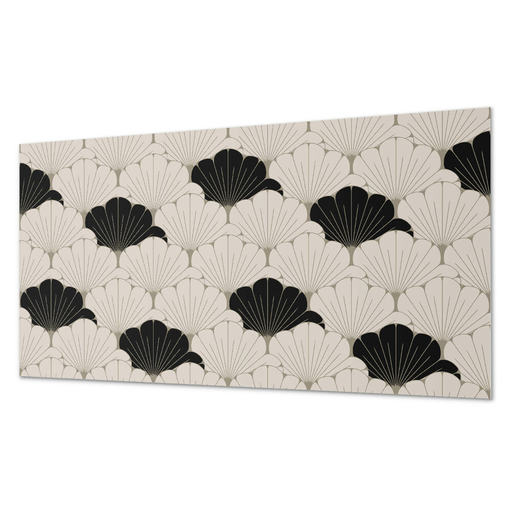 Panou de perete bucatarie Motiv elegant de frunze