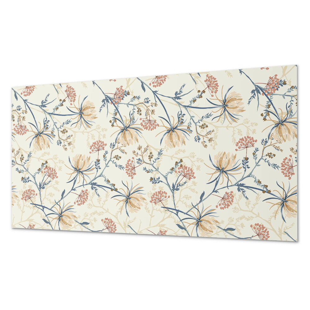 Panou de perete bucatarie Motiv floral
