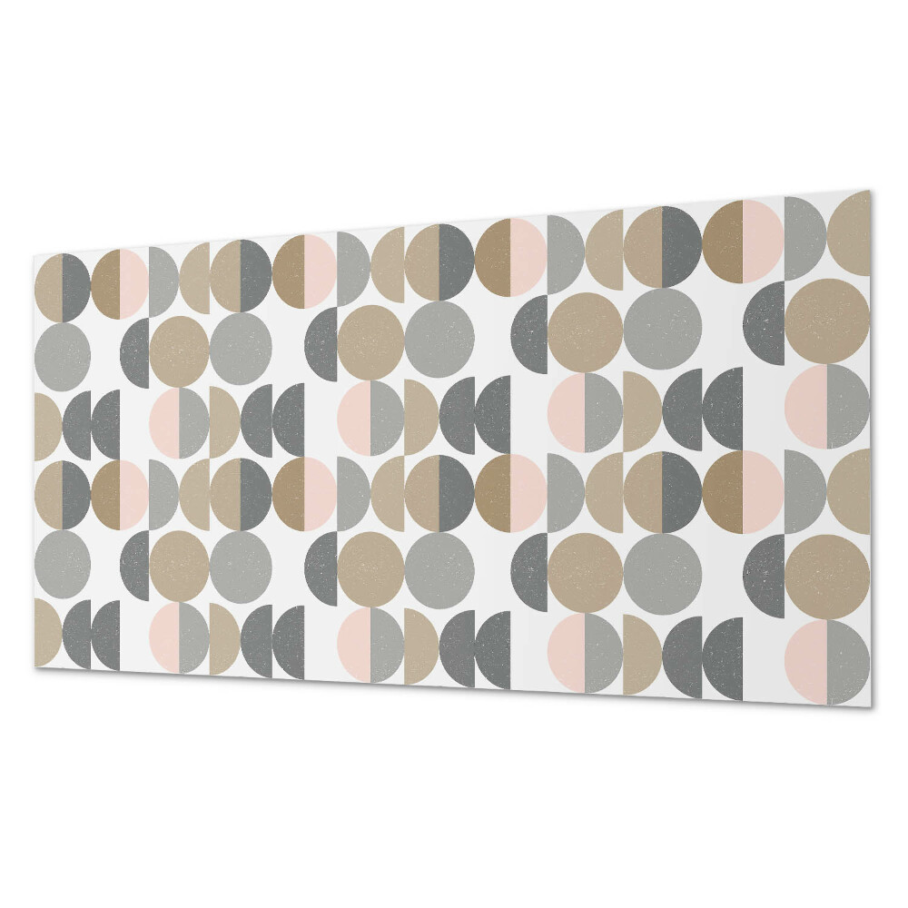 Panou decorativ pvc Cercuri și semicercuri în stil geometric