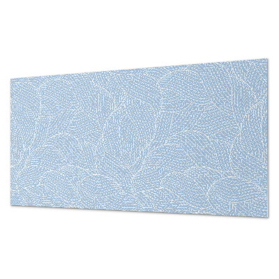 Panou perete Model de frunze ondulate