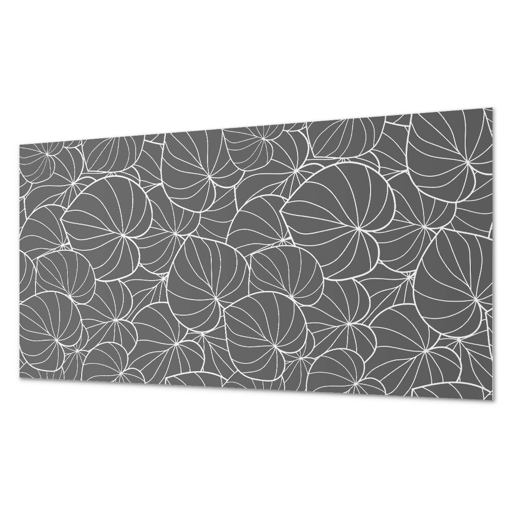 Panou de perete bucatarie Model delicat de frunze